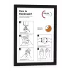Magnetiline raam A4 Durable 4872-01 Must