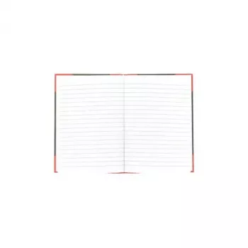 Kirjutusmärkmik Bantex 100302813 — A5, 96 lehte, joonitud, 70 g/m², kõva kaas, must/punane