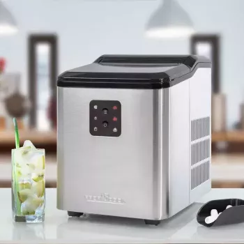 Jääkuubikumasin ProfiCook PC-EWB 1253 — 12 kg/24h, 1,5 L paak, 2 kuubiku suurust, 120 W, must/hall
