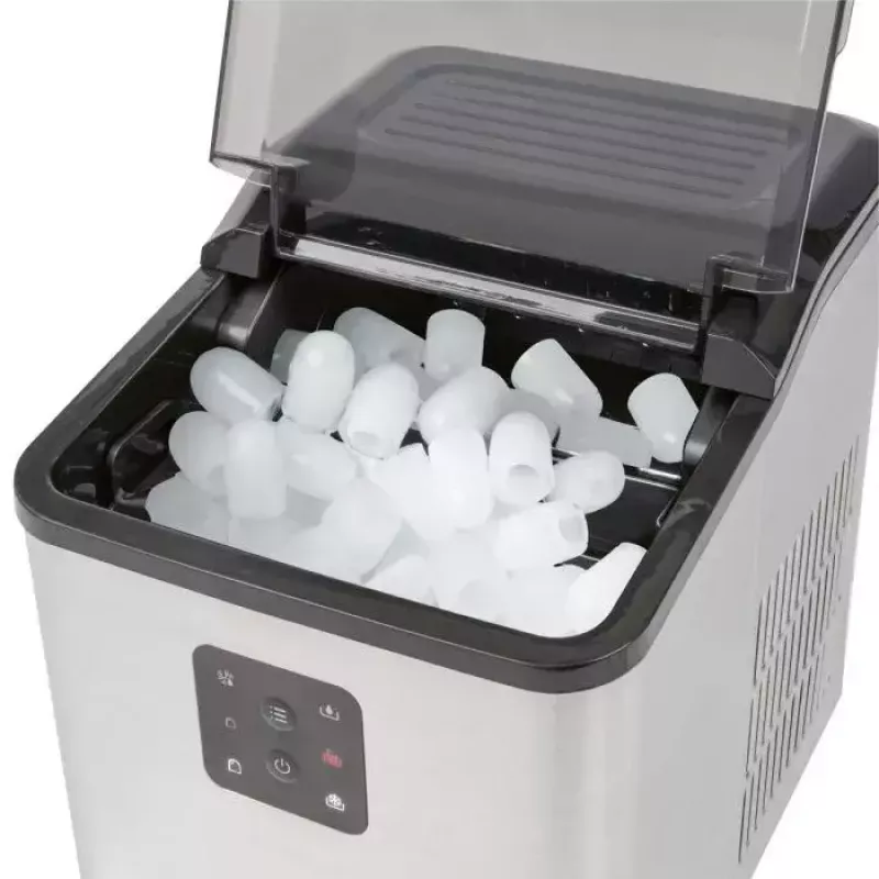Jääkuubikumasin ProfiCook PC-EWB 1253 — 12 kg/24h, 1,5 L paak, 2 kuubiku suurust, 120 W, must/hall