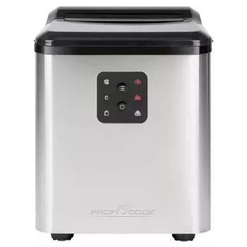 Jääkuubikumasin ProfiCook PC-EWB 1253 — 12 kg/24h, 1,5 L paak, 2 kuubiku suurust, 120 W, must/hall
