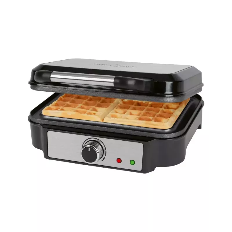Vahvliküpsetaja ProfiCook PC-WA 1240 2 vahvlit 1000 W Must Roostevaba teras
