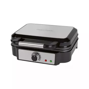 Vahvliküpsetaja ProfiCook PC-WA 1240 2 vahvlit 1000 W Must Roostevaba teras