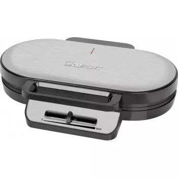 Vahvliraud CLATRONIC WA3745, 2 vahvlit, 1200 W, roostevabast terasest sisu, mittenakkuvad plaadid, hall
