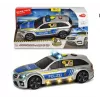 Car Dickie Toys Mercedes Benz E43 AMG Police Must Sinine Hõbedane Kollane