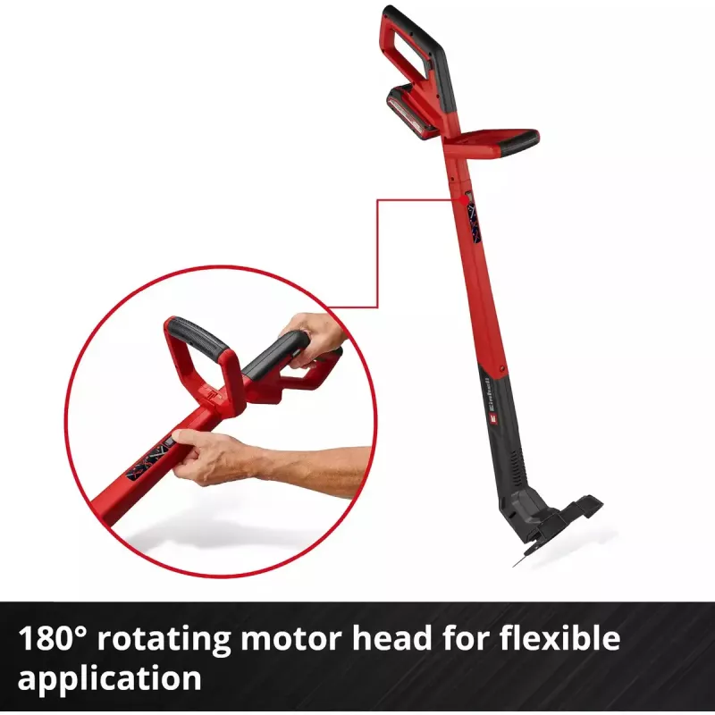 Juhtmeta murutrimmer EINHELL Power X-Change GC-CT 18/2411 Li P-Solo, 18 V, punane/must (aku ja laadija ei kuulu komplekti)