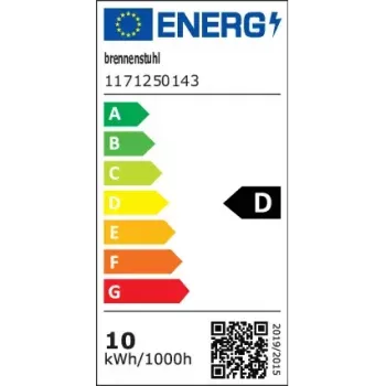 Brennenstuhl 1171250143 must LED-välisvalgusti 10 W IP65 metallkorpusega
