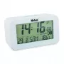 Äratuskell Mebus 51461 valge LCD-ekraan temperatuuri mõõtmisega