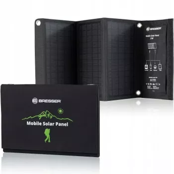 Päikesepaneel Bresser 3810030 21W USB – kaasaskantav 21 W päikeselaadija USB-väljundiga