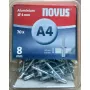 Pimeneedid NOVUS A 4 x 8 ALU komplekt 70 tk