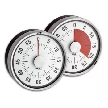 Äratuskell TFA-Dostmann 38.1028.10 Analog must hall 79x79x33mm