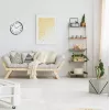 Seina-/lauakvartsikell TFA 60.3523.02 — ümmargune hõbedane/valge, 305 mm, AA 1,5 V