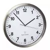 Seina-/lauakvartsikell TFA 60.3523.02 — ümmargune hõbedane/valge, 305 mm, AA 1,5 V