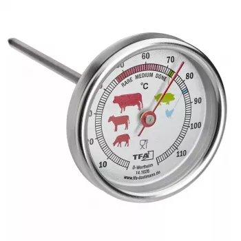 TFA-Dostmann 14.1028 toidutermomeeter 0–120 °C analoog 51 mm 34 g