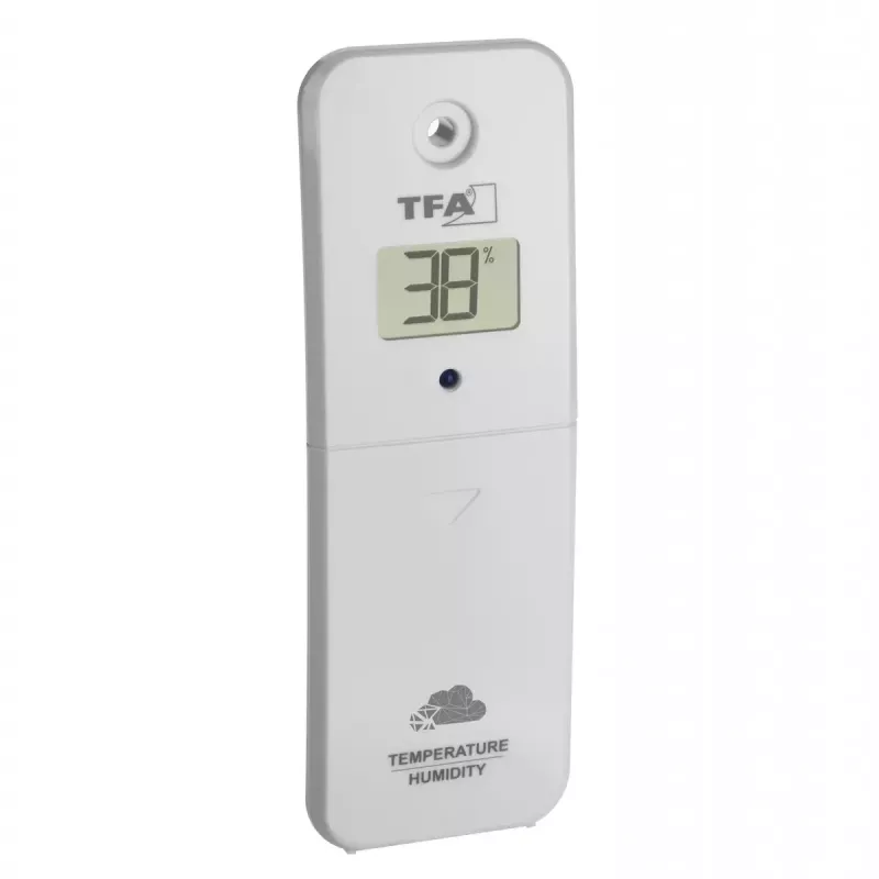 TFA-Dostmann VIEW METEO Must patareitoitel Wi-Fi ilmajaam niiskusvahemikuga 10–99%