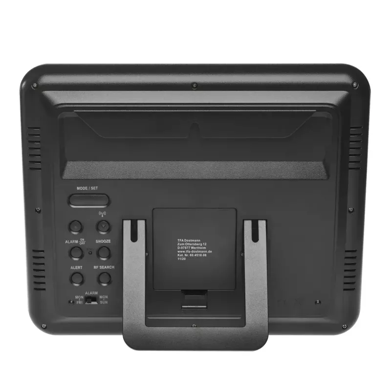 Digitaalne äratuskell TFA-Dostmann 60.4518.08 Wood LCD 433 MHz