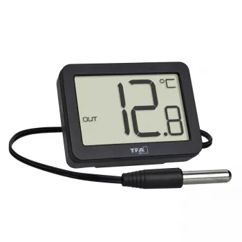 Elektrooniline keskkonnatermomeeter TFA-Dostmann 30.1066.01 sise-/välistingimustesse Must