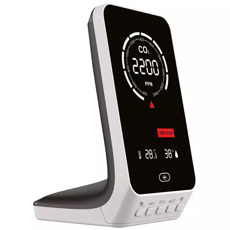 CO2 monitor tfa dostmann AIRCO2NTROL UP 31.5010 — digitaalne ekraan, CO2, temperatuur, õhuniiskus