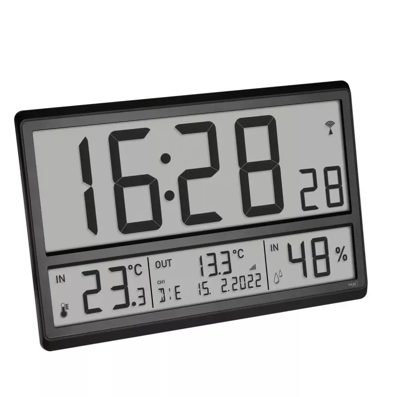 Digitaalne äratuskell TFA-Dostmann 60.4523.01 Must LCD