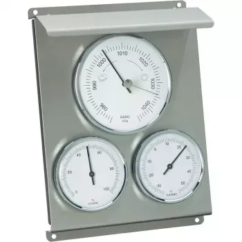 Digitaalne ilmajaam TFA-Dostmann 20.2010.60 – välibaromeeter, hügromeeter, termomeeter, metallist, 160×70×220 mm
