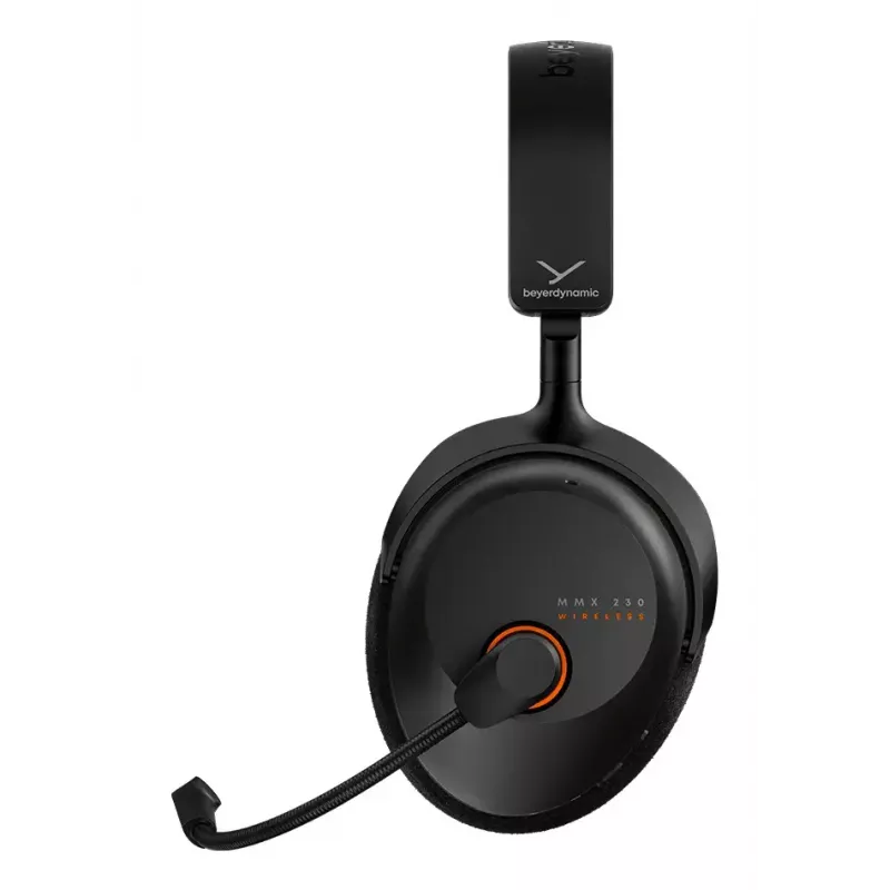 Peakomplekt Beyerdynamic MMX 230 — juhtmega ja juhtmevaba, USB-C, Bluetooth, ümberkõrvaklapid, 20–20000 Hz, 1,8 m kaabel, must