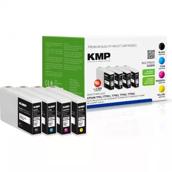 Kassetikomplekt KMP Epson T7901-T7904 Mitmik 2700-3000 lk E220YX taastatud