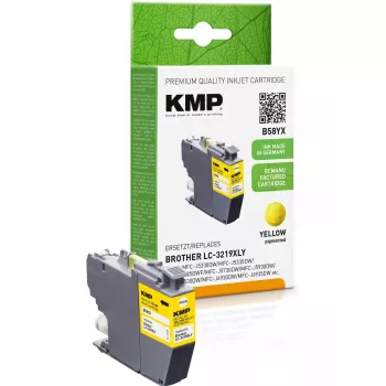 Tindikassett KMP B58YX Brother LC-3219XLY kollane