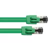 Networking kaabel Alcasa 8080-075G roheline 7.5m Cat8.1 S/FTP