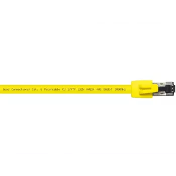 Võrgukaabel Alcasa 8080-100Y 10m Cat8.1 S/FTP Kollane