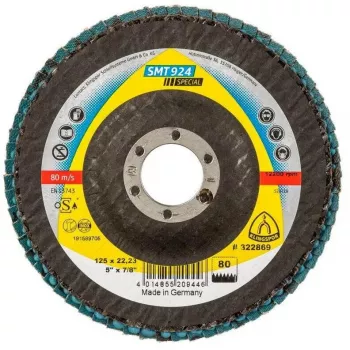 Klingspor SMT 924 abrasiivne ketas, läbimõõt 125 x 22,23 mm, tera 80