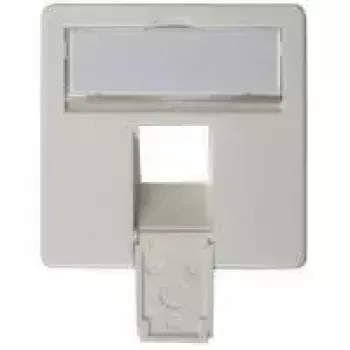 Esipaneel 50×50 mm AMJ45 8/8 UP/O-le, Telegärtner, alpi valge