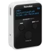 Kaasaskantav raadio TECHNISAT DIGITRADIO mobil 2 — DAB+ / FM, OLED 0.91 tolli, 3.5 mm, USB-C, Li-Ion 500 mAh, must/valge