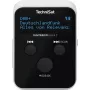 Kaasaskantav raadio TECHNISAT DIGITRADIO mobil 2 — DAB+ / FM, OLED 0.91 tolli, 3.5 mm, USB-C, Li-Ion 500 mAh, must/valge