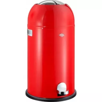 Prügikast Wesco Kickmaster Soft 112770 40 L, pedaaliga töötav terasest prügikast pehmelt sulguva kaanega