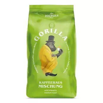 Gorilla Joerges Gorilla Koffiehuis kohvioad 1 kg — Keskmine röst, terved oad