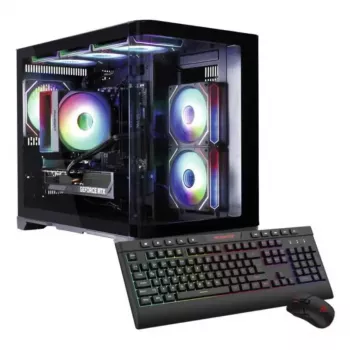 PC tööjaam Hyrican PCK07804 — AMD Ryzen 7 5700X, 16 GB DDR4, 1 TB SSD, NVIDIA GeForce RTX 5070, Windows 11 Home, 750 W, must