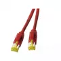 Võrgukaabel EFB Elektronik K8560RT.7,5 RJ-45 Cat6a 7,5 m punane