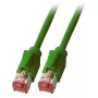 Võrgukaabel EFB Elektronik K8708GN.2 RJ-45 Cat6a 2 m roheline