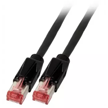 Võrgukaabel EFB Elektronik K8708SW.1 RJ-45 Cat6a 1 m Must