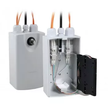 Fiiberoptiline adapter EFB Elektronik LOGON LFH015 LC/SC, hall, plastkorpus, 103×93×185 mm