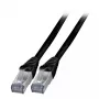 Networking kaabel EFB Elektronik K5538SW.2 RJ-45 Cat6a 2m Must