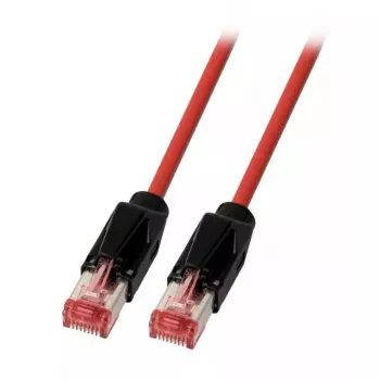 Võrgukaabel EFB Elektronik K8048PUI10 Cat6a S/FTP (S-STP) 10 m RJ-45 kullatud kontaktidega, must/punane