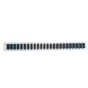 Patch-paneeli tarvik EFB Elektronik SB-FP-24SC-D-V-OM3 — 1U rack mount, 432×13×43,5 mm, hall