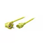 Toitekaabel EFB Elektronik EK588GE.3V2 — kollane, 3 m, tüüp F kuni C13, 250 V 10 A
