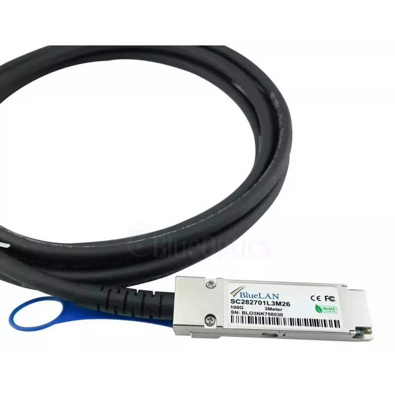 Võrgukaabel BlueOptics YFNDD-BL QSFP28 4xSFP28 InfiniBand 2m Oranž