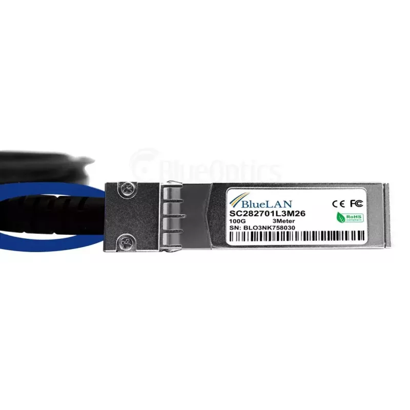 Võrgukaabel BlueOptics YFNDD-BL QSFP28 4xSFP28 InfiniBand 2m Oranž