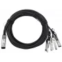 InfiniBand/kiudoptiline kaabel BlueOptics SFPPQSFP30-01-BL 1 m 4xSFP+ QSFP