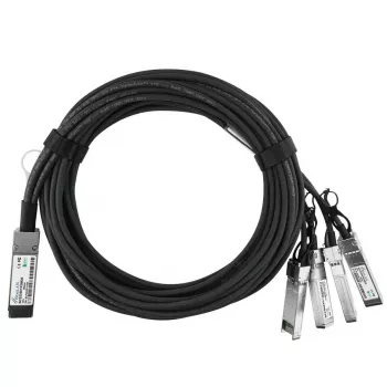 Võrgukaabel BlueOptics DAC-Q28-4S28-25G-2M-BL QSFP28 4xSFP28 InfiniBand 2m Must
