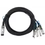 BlueOptics XQ+BC0003-XS+-BL InfiniBand/fiiberoptiline kaabel 3 m QSFP28 4xSFP28 Isane/Isane