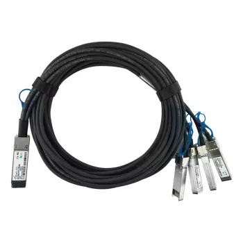 DAC-kaabel BlueOptics MCP7F00-A01AR-BL 2m QSFP28 kuni 4x SFP28 must
